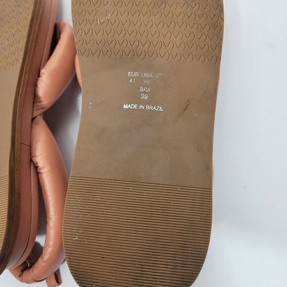 Anthropologie Vicenza Women's Puffy Marshmallow Muted Pink Sandals Size 10 - Picture 9 of 11